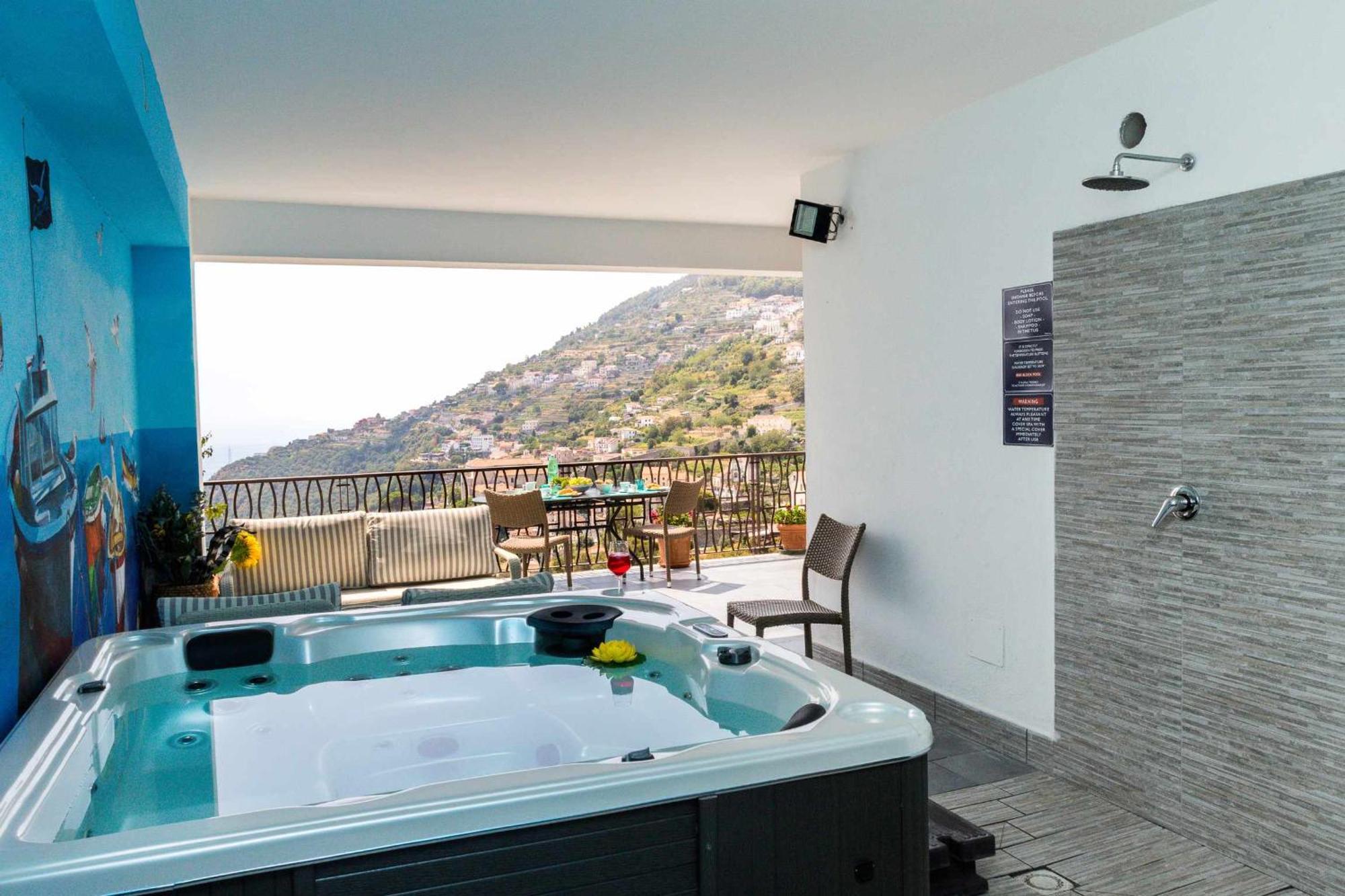 Colpo Dali Amazing View In Ravello Villa Buitenkant foto